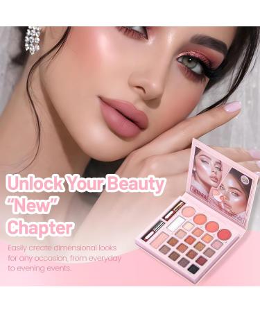 Palette de maquillage - 24 couleurs nacr es et scintillantes - Palette de fards paupi res de voyage - Pour femmes adolescentes et filles f te d'Halloween voyage quotidien et quotidien - Buy Online on GoSupps.com