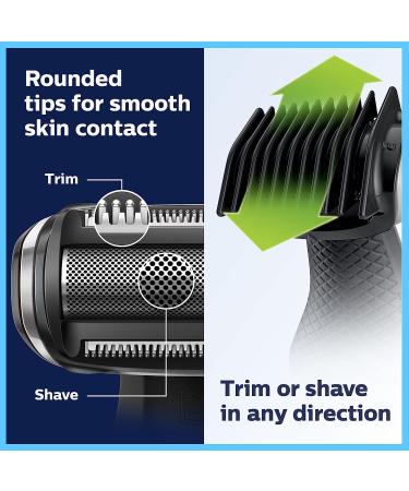 Philips Norelco Body Groomer Series 3000: Showerproof Men s Body Shaver & Hair Trimmer with Back Attachment - Buy Online on GoSupps.com
