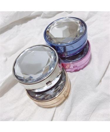 Nfegsiya Gold Contact Lens Container with Mirror - Round Eye Case & Gift Storage Box - Buy Online on GoSupps.com