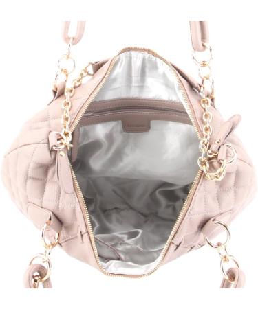 Bebe Grace Satchel - Taupe | Luxury Women's Handbag | Shop Internationally - Buy Online on GoSupps.com