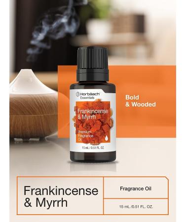 Frankincense & Myrrh Fragrance Oil 0.51 fl oz - Premium Grade for Diffusers, Candles, Soap Making, DIY Projects | Horbaach - Buy Online on GoSupps.com