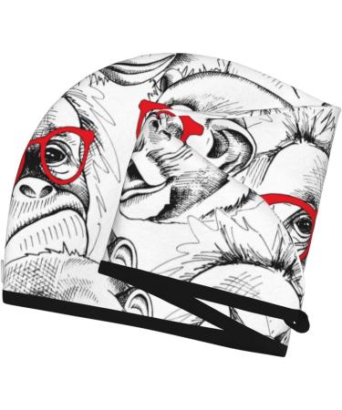Monkey Microfiber Hair Towel - Super Absorbent Coral Velvet Wrap for Women | Quick Dry for Long Curly & Thick Hair - Buy Online on GoSupps.com