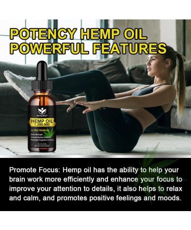 (2 Pack) Organic Hemp Oil - 100% Natural Hemp Oil Extract Calming Sleep Relaxation Immune Support Rich in Omega 3 6 9 Fatty Acids Vegan - 30mL 1 Fl Oz (Pack of 2) - Buy Online on GoSupps.com