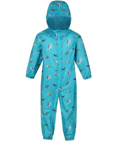 Regatta Kids Puddle Iv All-in-One Suit 6-12 Months - Dog Blue | Unisex - Buy Online on GoSupps.com