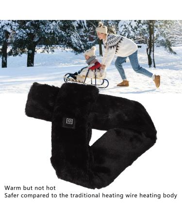 Black Heated Scarf & Electric Neck Pillow - Wireless Thermal Support with 3 Adjustable Temperatures for Ultimate Relaxation - Buy Online on GoSupps.com
