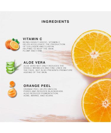 Vitamin C Serum for Face - Brightening & Anti-Aging Treatment with Hyaluronic Acid, Green Tea, Vitamin C and E - 2 Fl Oz - Buy Online on GoSupps.com