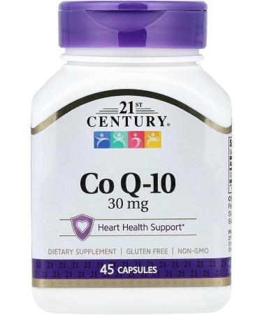 21st Century Healthcare CO-Q10 30mg 30 CAPS Bonus + 15 CAPS