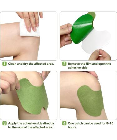 Clundoo Pain Relief Patch - 60 Pieces Moxibustion Patches for Knee Back Neck & Shoulder Pain Relief | International Shipping Available - Buy Online on GoSupps.com