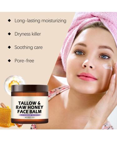  HFDCOO Tallow Raw Honey 6-Pack Moisturizing Face and Body Balms for Dry Skin Nourishing Lavender Cream for Men and Women Unisex Moisturizing Lotion - Buy Online on GoSupps.com