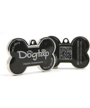 Buy DogTap Solid Digital Dog Brand Bone - NFC Chip & QR Code Waterproof PVC & Metal Robust | International Shipping Available - Buy Online on GoSupps.com