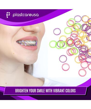 1000 Assorted Orthodontic Elastic Bands for Braces - Heavy 6.5 Oz Multi-Sized & Tension Dental Bands for Teeth Alignment - Latex 10 Bags of 100 - Buy Online on GoSupps.com