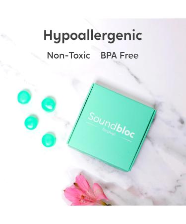 Buy Aurora Silicone Ear Plugs Soundbloc - 6 Pairs for Sleep | Moldable Soft Reusable Noise Reduction Earplugs (Size S/M) - International Shipping Available - Buy Online on GoSupps.com