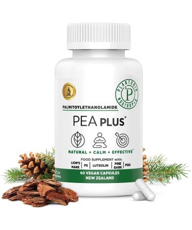 Plantonin New Zealand - Pea Supplement Palmitoylethanolamide 600mg and Luteolin Support for Mobility Joint Support Promotes Healthy Responses Micronized Pea Supplements - 60 Vegan Capsules - Buy Online on GoSupps.com