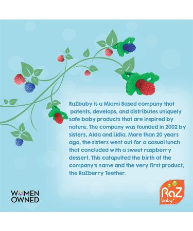 RaZbaby RaZberry Silicone Baby Teether Toy - Berrybumps for Soothing Sore Gums - BPA Free Teething Relief Pacifier - Hands Free Infant Teething Toy - Buy Online on GoSupps.com