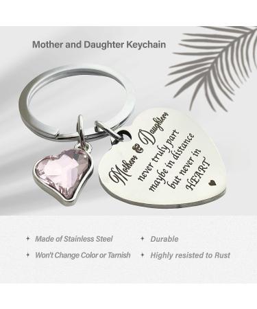 Mother Daughter Gift Set: Mirror Compact & Keychain - Perfect Mother's Day, Birthday, Christmas Present - Buy Online on GoSupps.com