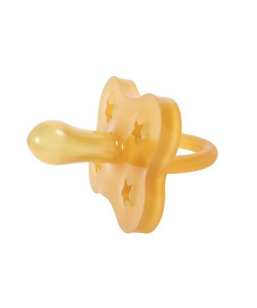 Sweetie Star Shape Rubber Pacifier - Natural Rubber Symmetrical Nipple 0-6 Months 1 Piece - Safe & Soothing for Babies - Buy Online on GoSupps.com