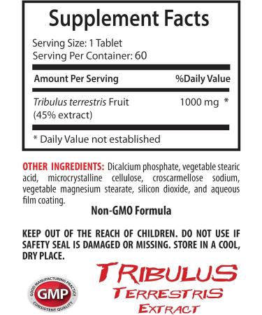 Healthy Supplements LLC tribulus terrestris herb Extract - TRIBULUS TERRESTRIS Extract - tribulus Extract tribulus terrestris Bodybuilding Supplement tribulus Vegan 1 Bottle 60 Capsules - Buy Online on GoSupps.com