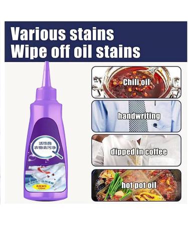 Active Enzyme Clothing Stain Remover - White Shirt Guardian Active Enzyme Laundry Stain Remover Garment Stubborn Stain Cleaner Oil Remover - Buy Online on GoSupps.com