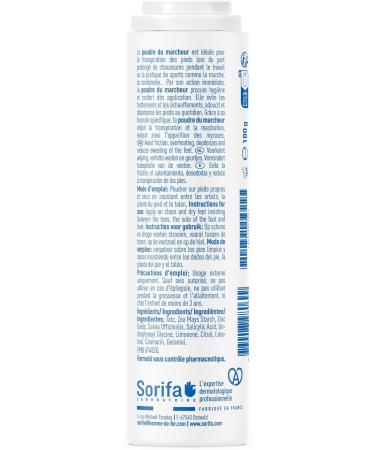 SORIFA - Set of 3 Walker Powder Antiperspirant Absorbent Feet Reduces Sweating Eliminates Odors and Fungus No - Buy Online on GoSupps.com