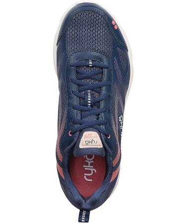 Ryka Women's Devotion XT Training Shoe 8.5 Navy Peach - Buy Online on GoSupps.com