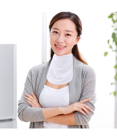 EXCEART 2pcs Neck Stoma Protector Guards - Breathable Cotton Dressing Shield for Laryngectomy & Tracheostomy - Buy Online on GoSupps.com