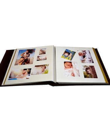 ZOVIEW Magnetic Self-Stick Family Photo Album | Leather Cover | Handmade DIY | Holds Various Photo Sizes | Red Brown Large Album - Buy Online on GoSupps.com