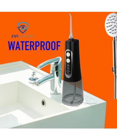 Portable Cordless Water Flosser - Rechargeable IPX7 Waterproof 4 Modes & Jet Tips | Travel & Home Use - Buy Online on GoSupps.com