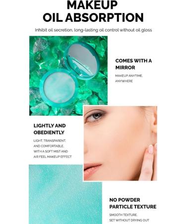 Oil control loose powder translucent setting powder smooth loose face powder Finishing powder setting powder Oil control puff makeup powder for women - Buy Online on GoSupps.com
