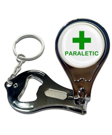 BadgeBeast.co.uk Paraletic - Key Ring Bottle Opener and Nail Clipper