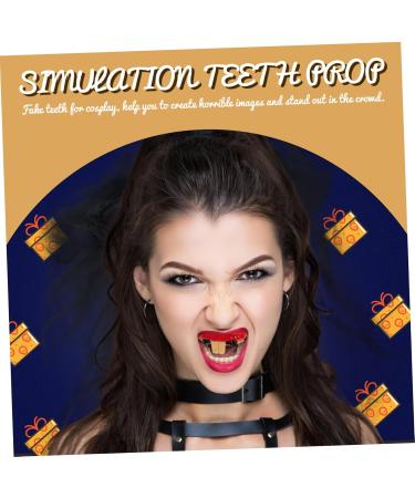 Exceart Halloween Tooth Replacement - Creepy Vampire & Pirate Teeth | Costume Accessories & Cosplay Decorations - Buy Online on GoSupps.com