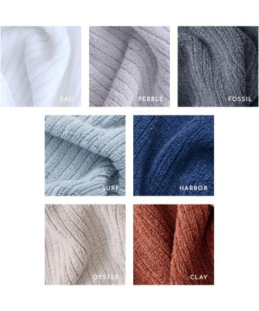 LUXOME Plush Performance Oversized Bath Sheet Set | 36 x 70 | Highly Absorbent - Oyster (Tan) | 2-Piece Set - Buy Online on GoSupps.com