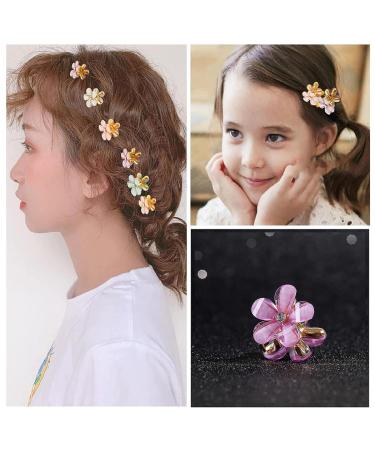 Cute Butterfly Hair Claw Clips - 8 Pack Strong Hold Barrettes for Girls and Women - Buy Online on GoSupps.com
