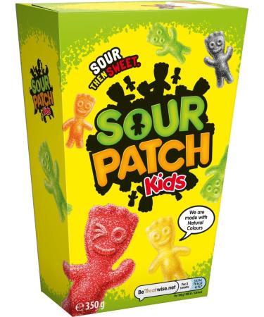 Sour Patch Kids Assorted Fruit Flavored Gums with Sour Sugar Coating 350g - Buy Online on GoSupps.com