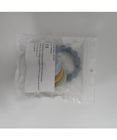 BPA-Free Baby Bite Ring Toy Keys | Teething Aid for Babies 3+ Months | Blue Bite Ring - Buy Online on GoSupps.com
