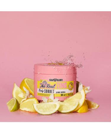 Buy Soap & Glory The Real Zing Body Sorbet - Citrus Moisturizer Hydrating & Exfoliating Cream for Radiant Skin (300ml) - International Shipping Available - Buy Online on GoSupps.com