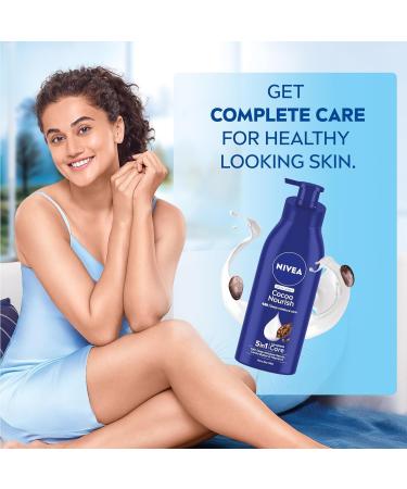 Cocoa Nourish Body Lotion 400ml | Deep Moisture Serum | 48-H Moisturization | Cocoa Butter & Coconut Oil | Non-Greasy Formula for Very Dry Skin - Buy Online on GoSupps.com