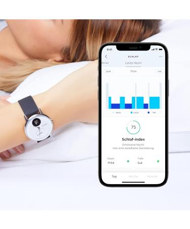 Withings Steel HR 36mm Black - Hybrid Smartwatch with GPS Heart Rate Sleep Tracking & 25-Day Battery Life - Shop Now - Buy Online on GoSupps.com