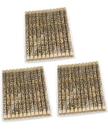 FOMIYES 3pcs set 12pcs Brush of Eyeliner Waterproof Eyebrow Double-ended Leopard A Makeup Pens Pencil Black - Buy Online on GoSupps.com
