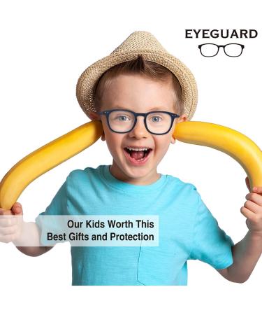 Eyeguard Blue Light-Blocking Glasses for Kids | Gaming Glasses for Boys & Girls (Ages 5-9) - Protect Against Glare & Eye Strain with UV Jet Filter - Buy Online on GoSupps.com