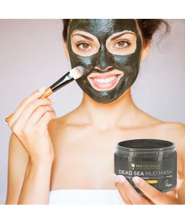 PraNaturals Dead Sea Mud Mask 550g - Organic & Vegan, Cruelty-Free Cosmetic for Hydrating, Detoxifying, and Anti-Ageing - Suitable for All Skin Types - Buy Online on GoSupps.com