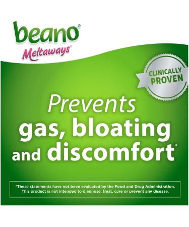 Beano Meltaways Strawberry 15 ct: Digestive Support for Gas & Bloating - Buy Online on GoSupps.com