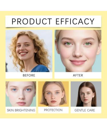 homomdy Vitamin C Brightening Face Serum Antiaging Moisturizing Vitamin C Serum Smooth Fine Lines and Skin Texture Even Uneven Skin Tone Improve Smoothness Whitening and Hydration 1pcs - Buy Online on GoSupps.com