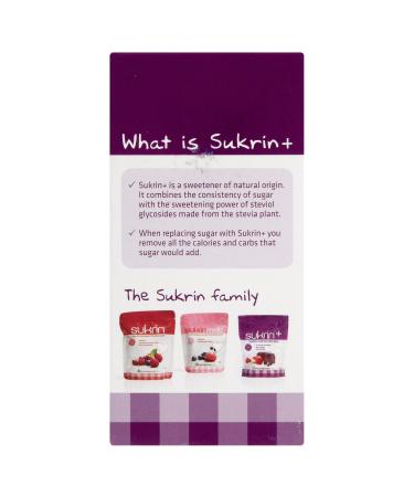 Buy Sukrin+ Sticks Online - Low-Calorie Sweetener for Healthy Baking | International Shipping Available - Buy Online on GoSupps.com