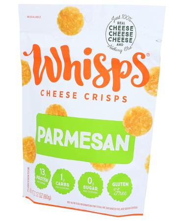 Cello Whisps Pure Parmesan Cheese Crisps 2.12 Oz - Delicious Keto-Friendly Snack - Buy Online on GoSupps.com