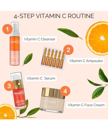 Noche Y Dia Cleanser and Moisturizing Vit C Bundle - Vitamin C Cleansing Water & Vitamin C Face Cream - Buy Online on GoSupps.com