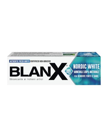 Blanx Nordic White Toothpaste - Anti-Spots Natural Minerals Calming & Regenerating - 75ml (12 Packs) | International Shipping - Buy Online on GoSupps.com