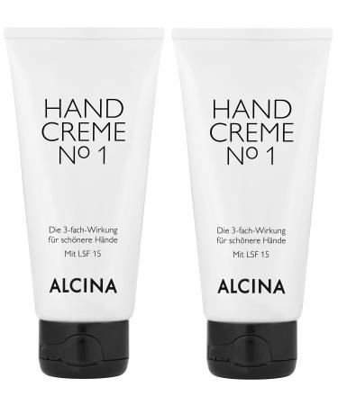 2x Hand Cream No.1 nourishing cosmetics Alcina 3-fold effect 50 ml each 100 ml