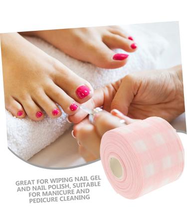 FRCOLOR 5 Rolls nail Manicure Nail Wipes rolled remover towel pure cotton nail art accessories - Buy Online on GoSupps.com