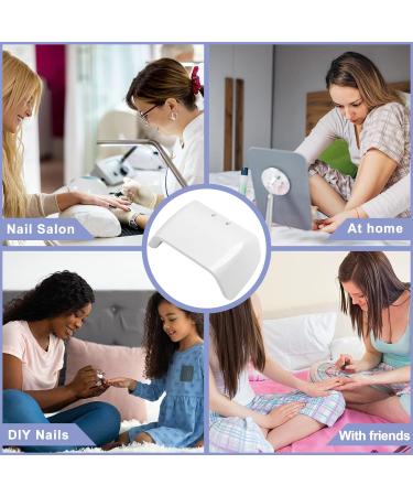 ANGNYA 30W UV Nail Lamp for Gel Nails - Professional Nail Dryer with 2 Timers - Portable UV Lamps for Nail Art at Home and Salons (White) - Buy Online on GoSupps.com