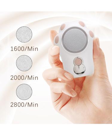 Electric Feet Callus Remover Pedicure Tool with 3 Grinding Heads Cleans Calluses for Grinding Wheel Smooth Soles - Buy Online on GoSupps.com